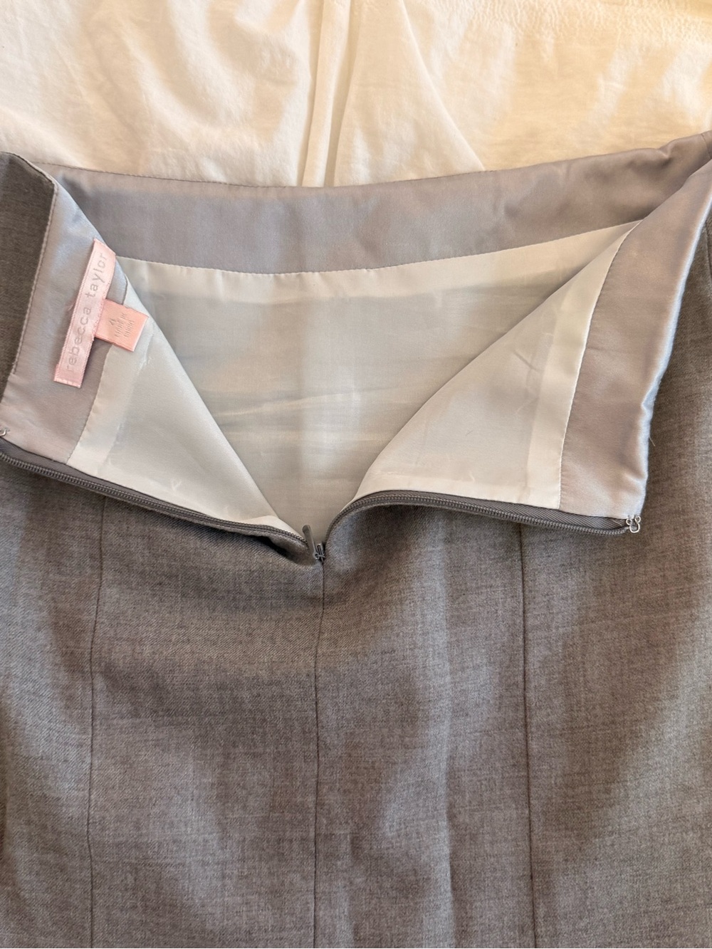 Rebecca Taylor Light Pink Label on Gray Lined Blazer - Picture 10 of 10